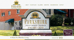 Desktop Screenshot of parkshireapts.com